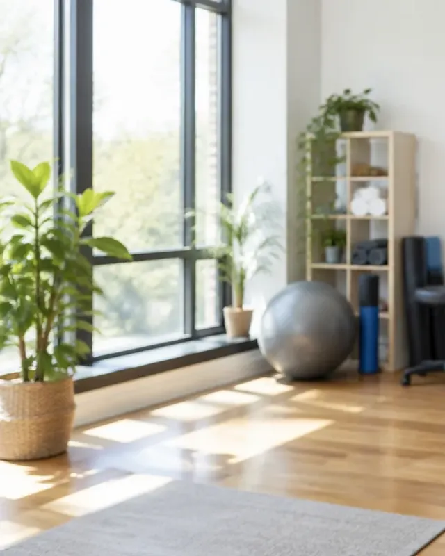 Physiotherapeutin bei der Behandlung